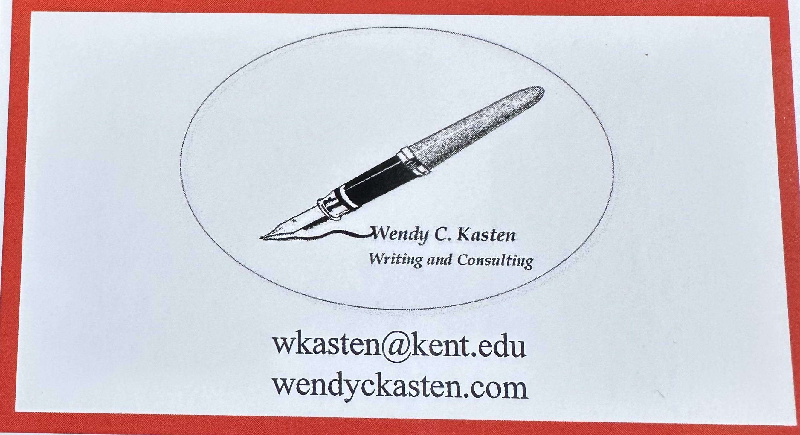 Dr. Wendy C. Kasten, Writer